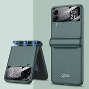 For Samsung Galaxy Z Flip4 GKK Magnetic Fold All-inclusive Protective Phone Case(Green)