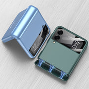 For Samsung Galaxy Z Flip4 GKK Magnetic Fold All-inclusive Protective Phone Case(Green)