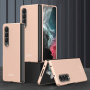 For Samsung Galaxy Z Fold4 GKK Ultra-thin All-inclusive Shockproof Phone Case(Rose Gold)