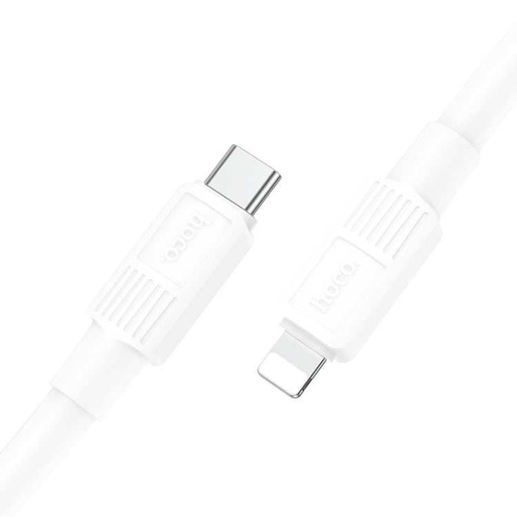 hoco X84 20W USB-C / Type-C to 8 Pin Solid PD Charging Data Cable���Length���1m(White)