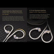 QKZ A1 Four-strand Silver-plated Wired Earphone