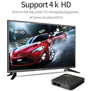 D9 PRO 2.4G/5G WIFI 4K HD Android TV Box, Memory:8GB+128GB(EU Plug)