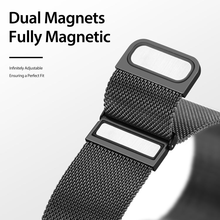 DUX DUCIS Milanese Watch Band For Samsung Watch Series 22mm(Black)