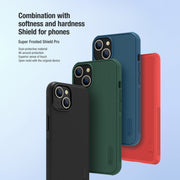 For iPhone 14 Plus NILLKIN Frosted Shield Pro PC + TPU Phone Case (Black)