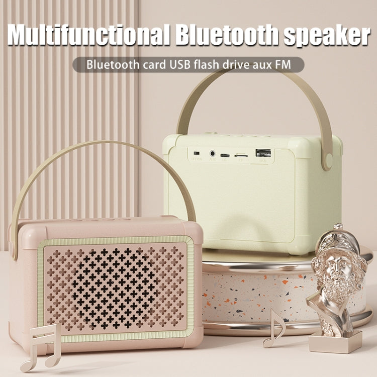 N10 ABS Portable Mini Wireless Bluetooth Speaker(Pink)