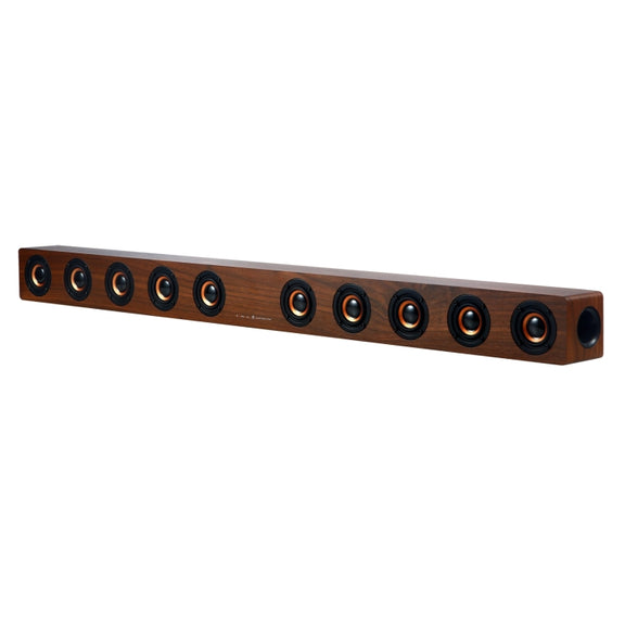 D90 Home Theater Audio Echo Wall Soundbar Subwoofer Bluetooth Audio(Brown)