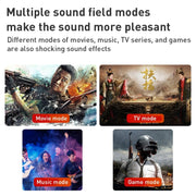 D90 Home Theater Audio Echo Wall Soundbar Subwoofer Bluetooth Audio(Brown)