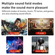 D90 Home Theater Audio Echo Wall Soundbar Subwoofer Bluetooth Audio(Light Grey)