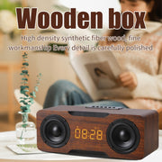 M8C Multifunctional Alarm Clock Bluetooth Speaker(Yellow)