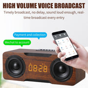 M8C Multifunctional Alarm Clock Bluetooth Speaker(Yellow)
