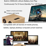 Q5 Home Computer TV Wooden Wireless Bluetooth Speaker(Yellow)