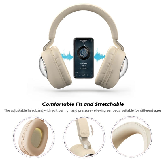 B4 RGB Cartoon Stereo Headset Wireless Bluetooth Headphones(Squirrel)