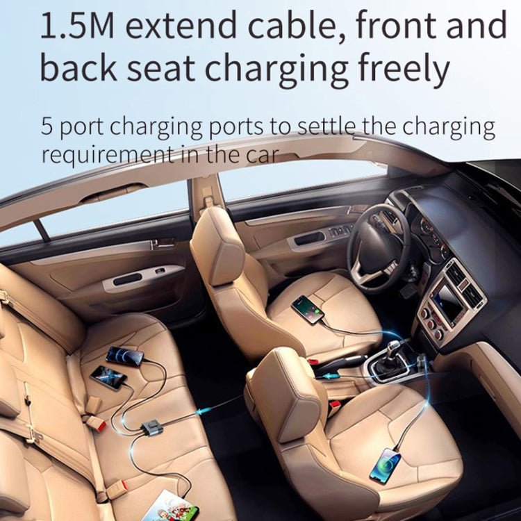 SC03 76W Output PD / QC3.0 Fast Charge Extended Car Charger