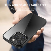 For iPhone 14 Pro Max iPAKY Shockproof PC + TPU Protective Phone Case (Black)