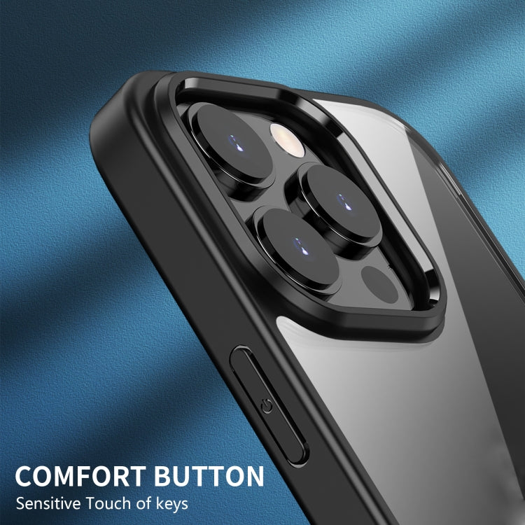 For iPhone 14 Plus iPAKY Shockproof PC + TPU Protective Phone Case (Black)