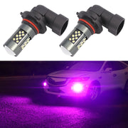 1 Pair 9006 12V 7W Continuous Car LED Fog Light(Purple Light)