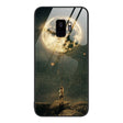 For Samsung Galaxy S9+ Colorful Painted Glass Phone Case(Moon) - free shipping - PMC TechLife - Order now!