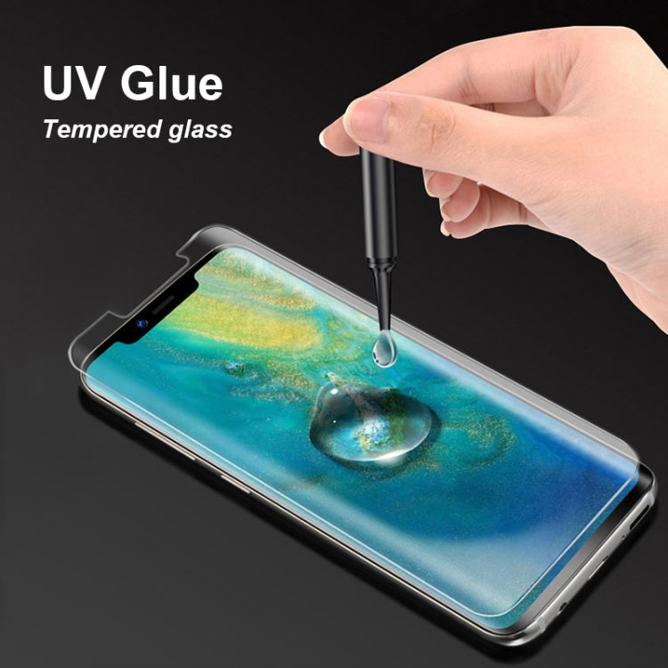 For Galaxy S20 Ultra UV Liquid Curved Full Glue Full Screen Tempered Glass Film