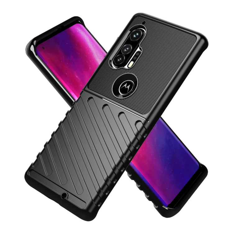For Motorola Edge Plus Thunderbolt Shockproof TPU Soft Case(Black)