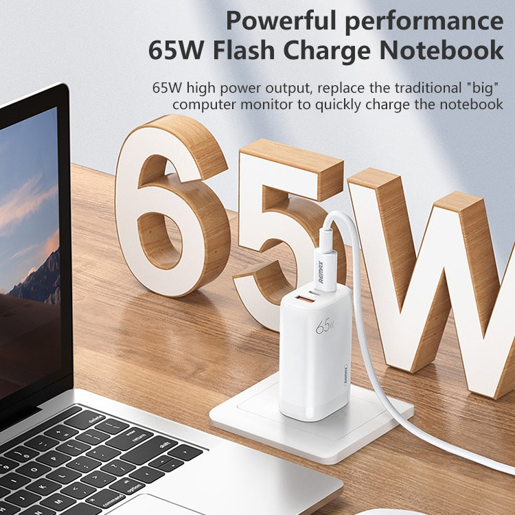 REMAX RP-U55 Territory Series 65W USB+Dual USB-C / Type-C Interface Fast Charger, Specification:UK Plug(White)