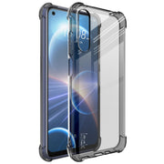 For HTC Desire 22 Pro 5G imak All-inclusive Shockproof Airbag TPU Case (Transparent Black)