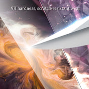 For Xiaomi 12 Lite Marble Pattern Glass Protective Case(Water Waves)