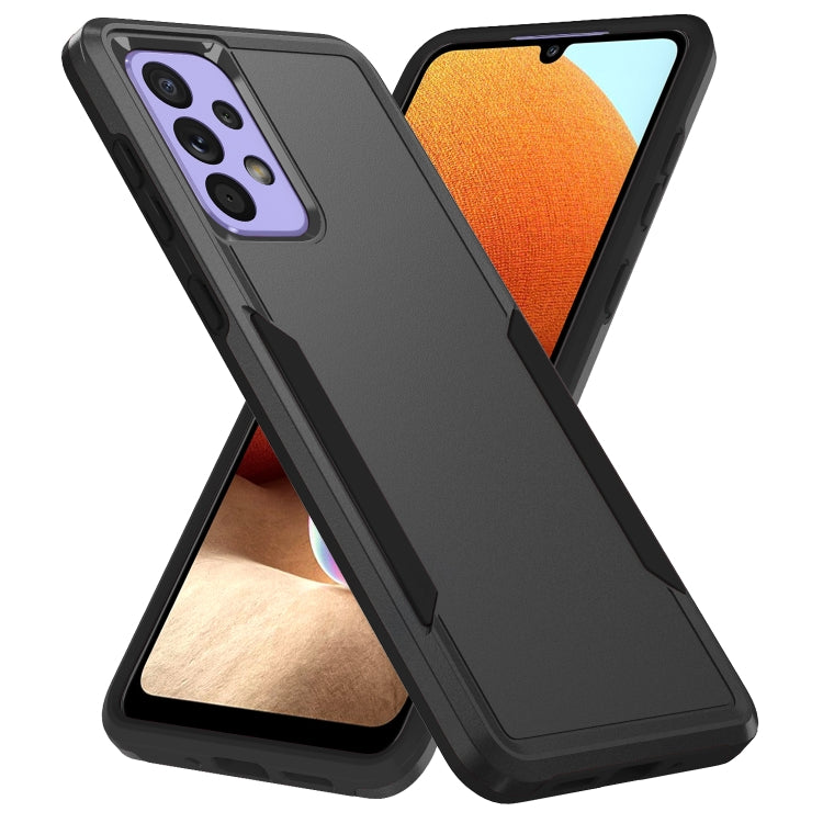 For Samsung Galaxy A33 5G Pioneer Armor Heavy Duty PC + TPU Phone Case(Black)