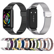 For Huawei Band 6 / Honor Band 6 / 7 Mijobs Breathable Nylon Watch Band(Black Red) - Watch Bands by MIJOBS