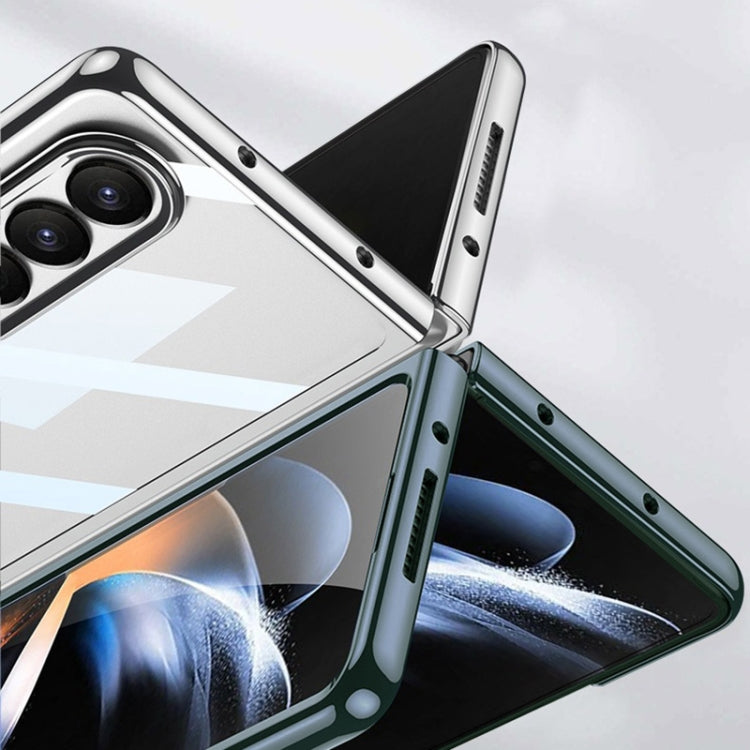 For Samsung Galaxy Z Fold4 GKK Phantom Electroplating Full Coverage Phone Case(Silver)