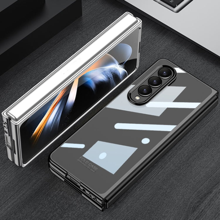 For Samsung Galaxy Z Fold4 GKK Phantom Electroplating Full Coverage Phone Case(Silver)