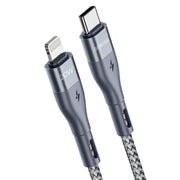 DUZZONA A1 PD 20W Type-C to 8 Pin Fast Charging Data Cable, Length: 1m(Grey)