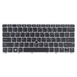 For HP EliteBook 820 G3 US Version Keyboard with Backlight and Pointing(Silver) - Replacement Keyboards by PMC TechLife | Online Shopping South Africa | PMC TechLife