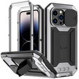 For iPhone 14 Pro R-JUST Shockproof Life Waterproof Dust-proof Case(Silver) - iPhone 14 Pro Cases by R-JUST | Online Shopping South Africa | PMC TechLife | Buy Now Pay Later Mobicred