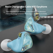 CVJ Hybrid Technology HiFi Music Wired Earphone No Mic(River)