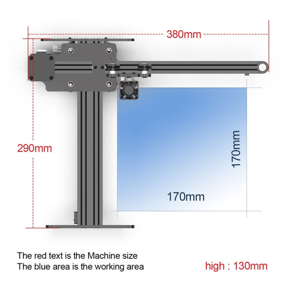 NEJE MASTER 3 Laser Engraver with N30820 Laser Module(US Plug)