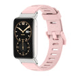 For Xiaomi Mi Band 7 Pro Mijobs Flat Hole TPU Watch Band(Dirty Pink Silver) - Watch Bands by MIJOBS
