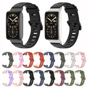 For Xiaomi Mi Band 7 Pro Mijobs Flat Hole TPU Watch Band(Dirty Pink Silver) - Watch Bands by MIJOBS