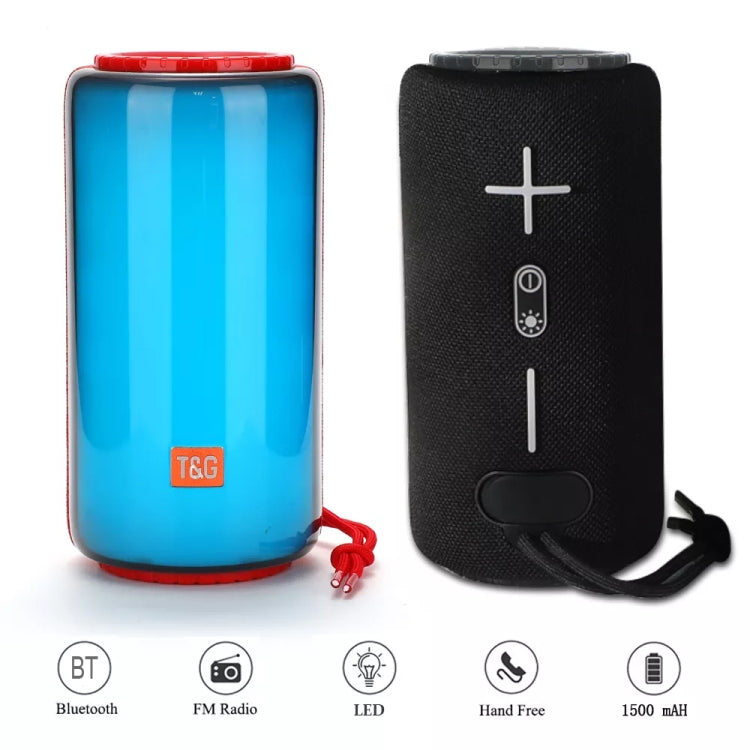 T&G TG639 10W Portable LED Light TWS Wireless Bluetooth Speaker(Grey)