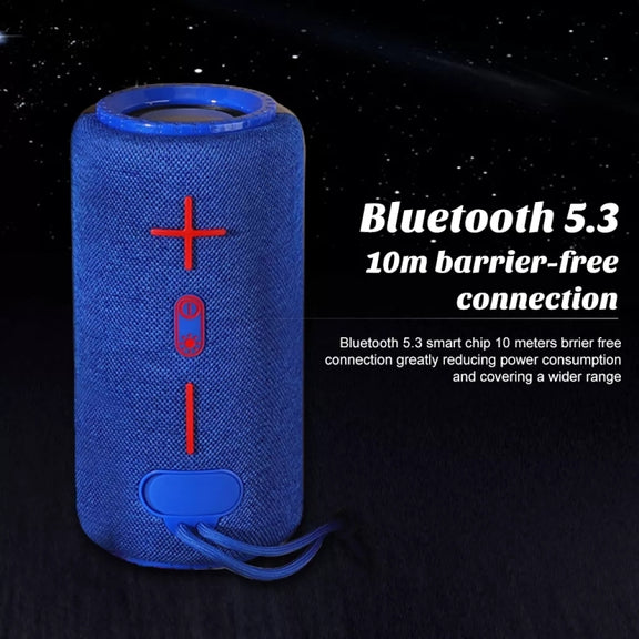 T&G TG639 10W Portable LED Light TWS Wireless Bluetooth Speaker(Red)
