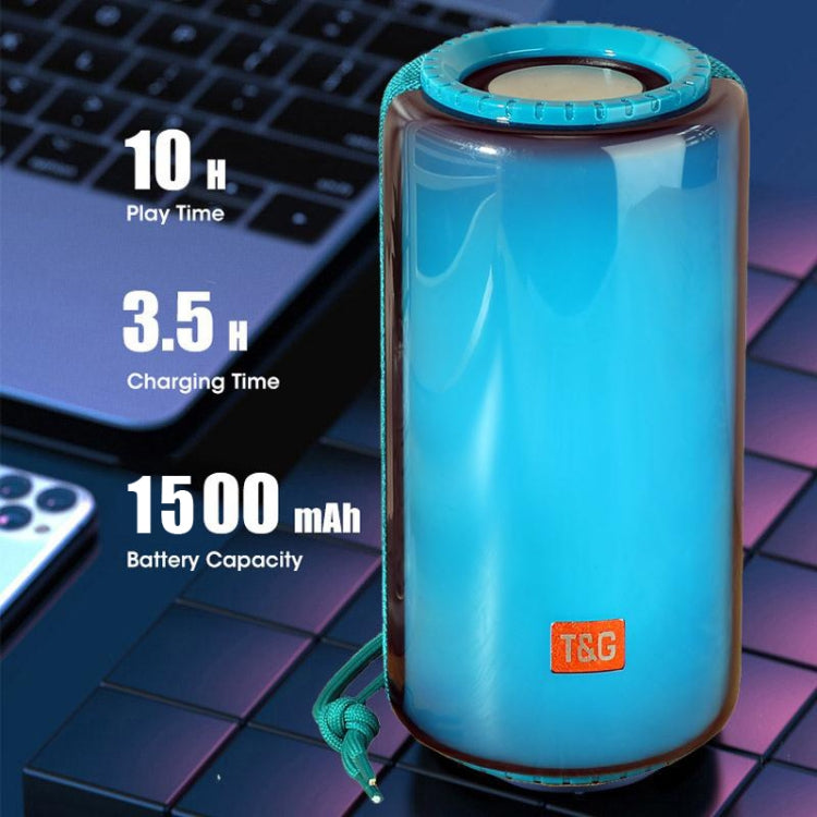 T&G TG639 10W Portable LED Light TWS Wireless Bluetooth Speaker(Grey)