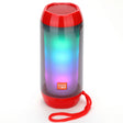 T&G TG643 Portable LED Light Waterproof Subwoofer Wireless Bluetooth Speaker(Red) - Waterproof Speaker by T&G | Online Shopping South Africa | PMC TechLife | Buy Now Pay Later Mobicred