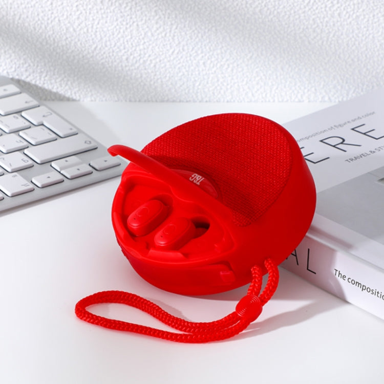 T&G TG808 2 in 1 Mini Wireless Bluetooth Speaker Wireless Headphones(Red)