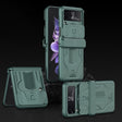For Samsung Galaxy Z Flip4 GKK Sliding Camshield Magnetic Armor Flip Phone Case(Forest Green) - free shipping - PMC TechLife - Order now!