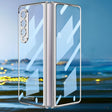 For Samsung Galaxy Z Fold4 GKK Integrated Electroplating + Glass Full Coverage Phone Case(Silver) - free shipping - PMC TechLife - Order now!