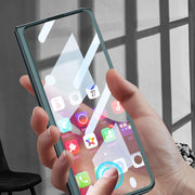 For Samsung Galaxy Z Fold4 GKK Integrated Electroplating + Glass Full Coverage Phone Case(Silver)