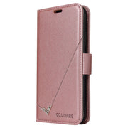 For Huawei Mate 20 Pro GQUTROBE Right Angle Leather Phone Case(Rose Gold)