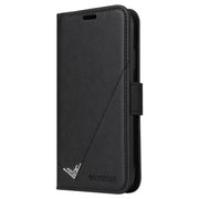 For Samsung Galaxy M31s GQUTROBE Right Angle Leather Phone Case(Black)