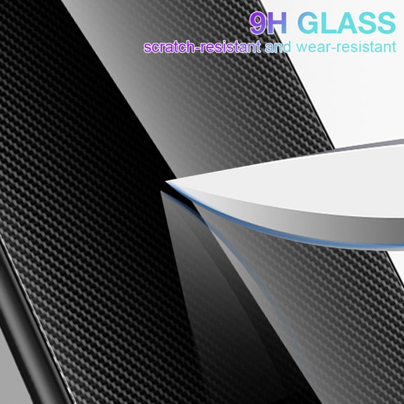 For Xiaomi Redmi Note 10 Pro Texture Gradient Glass TPU Phone Case(White)