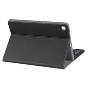 A7 Square Cap Bluetooth Keyboard Leather Case with Pen Slot For Samsung Galaxy Tab A7 10.4 2020(Black)