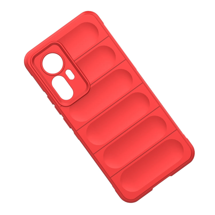 For Xiaomi Redmi K50 Ultra / Xiaomi 12T Magic Shield TPU + Flannel Phone Case(Dark Grey)